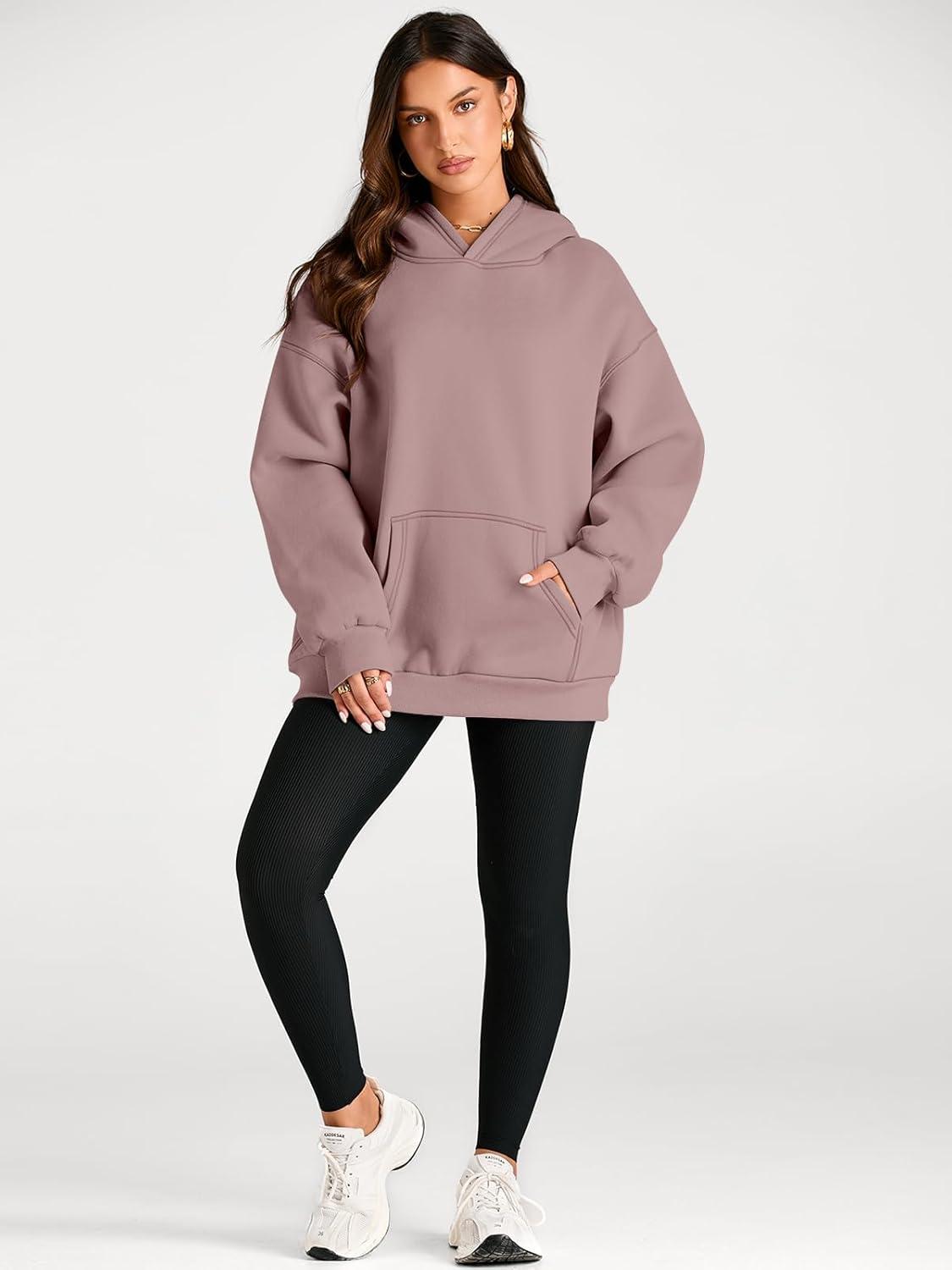 imageAUTOMET Hoodies for Women Oversized Sweatshirts Fall Fashion Outfits 2025 Pullover Fleece Casual Sweaters Winter Y2k ClothesDarkpink