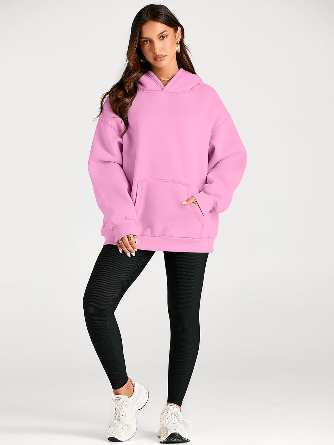 imageAUTOMET Hoodies for Women Oversized Sweatshirts Fall Fashion Outfits 2025 Pullover Fleece Casual Sweaters Winter Y2k ClothesPink