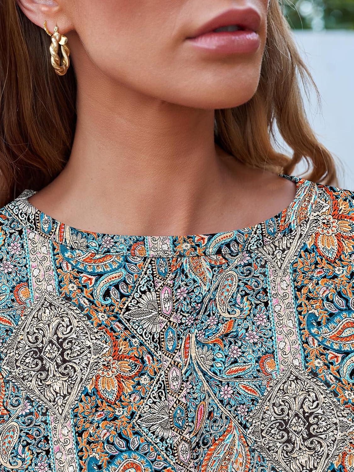 imageAUTOMET Long Sleeve Shirts for Women Business Casual Tops Fall Fashion Clothes Workout Plus Size Teacher Winter Outfits 2025Bohoblue