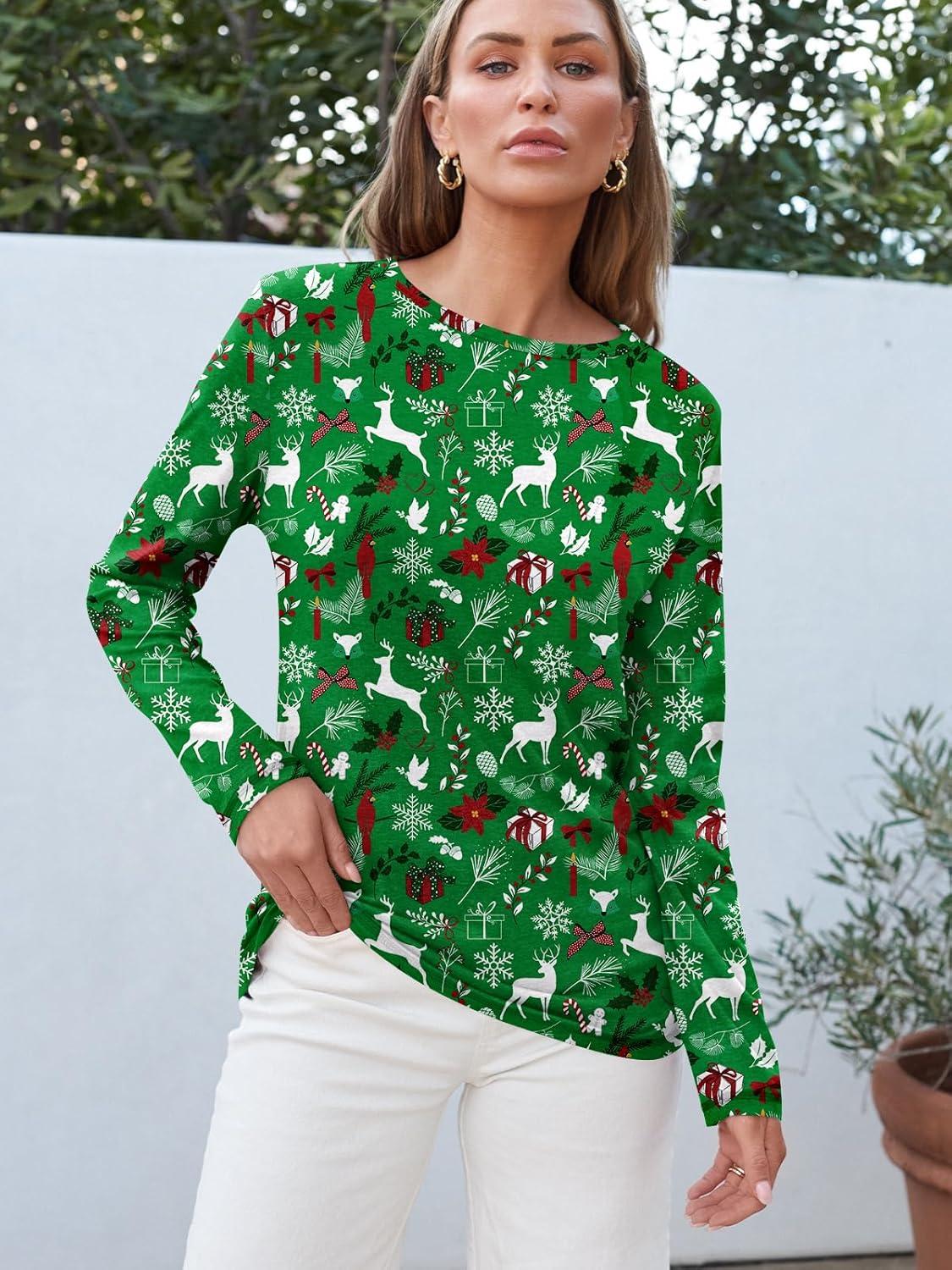 imageAUTOMET Long Sleeve Shirts for Women Business Casual Tops Fall Fashion Clothes Workout Plus Size Teacher Winter Outfits 2025Xmgreen