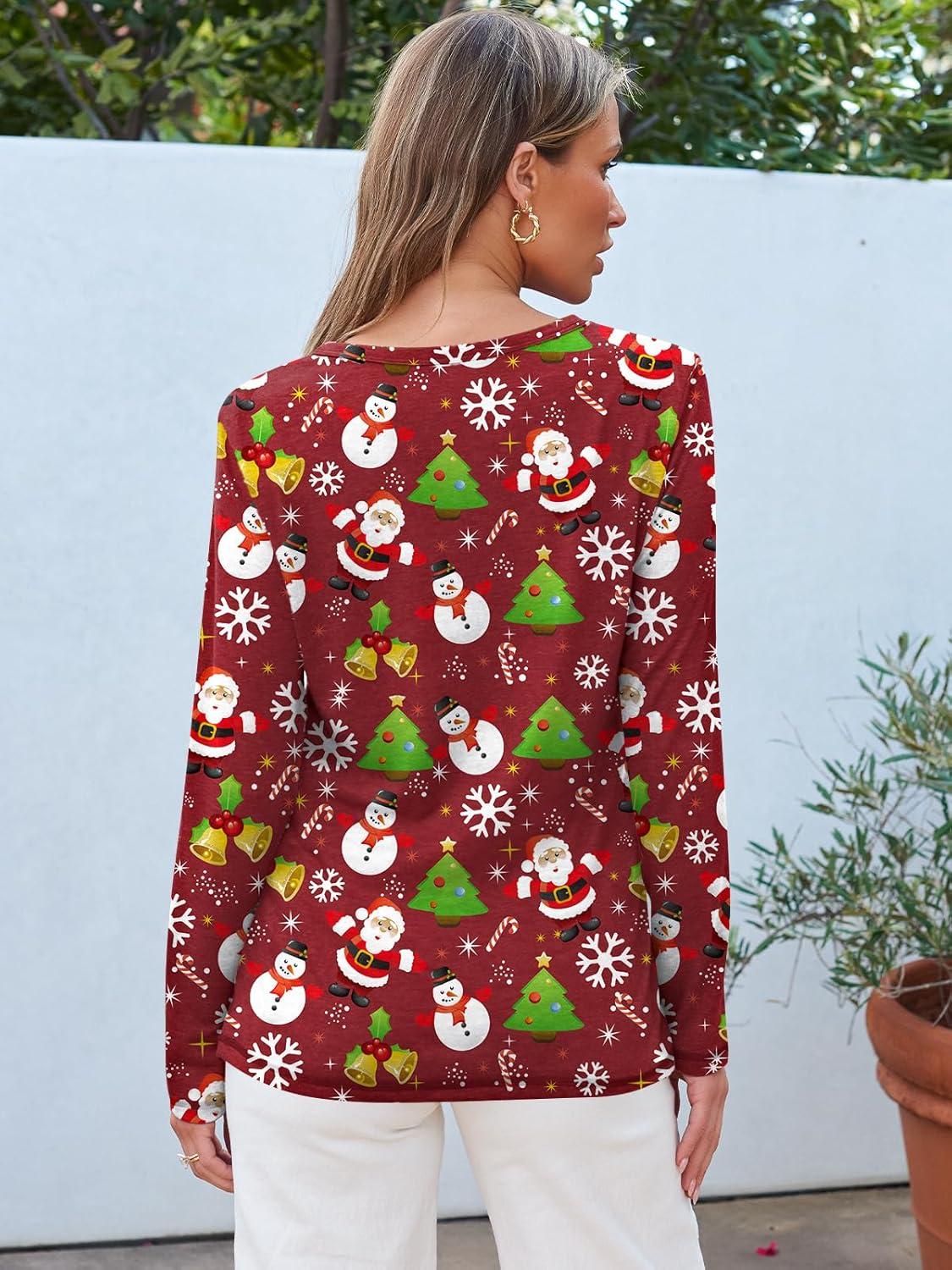 imageAUTOMET Long Sleeve Shirts for Women Business Casual Tops Fall Fashion Clothes Workout Plus Size Teacher Winter Outfits 2025Xmred