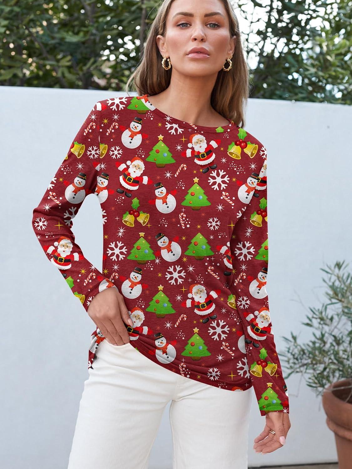 imageAUTOMET Long Sleeve Shirts for Women Business Casual Tops Fall Fashion Clothes Workout Plus Size Teacher Winter Outfits 2025Xmred