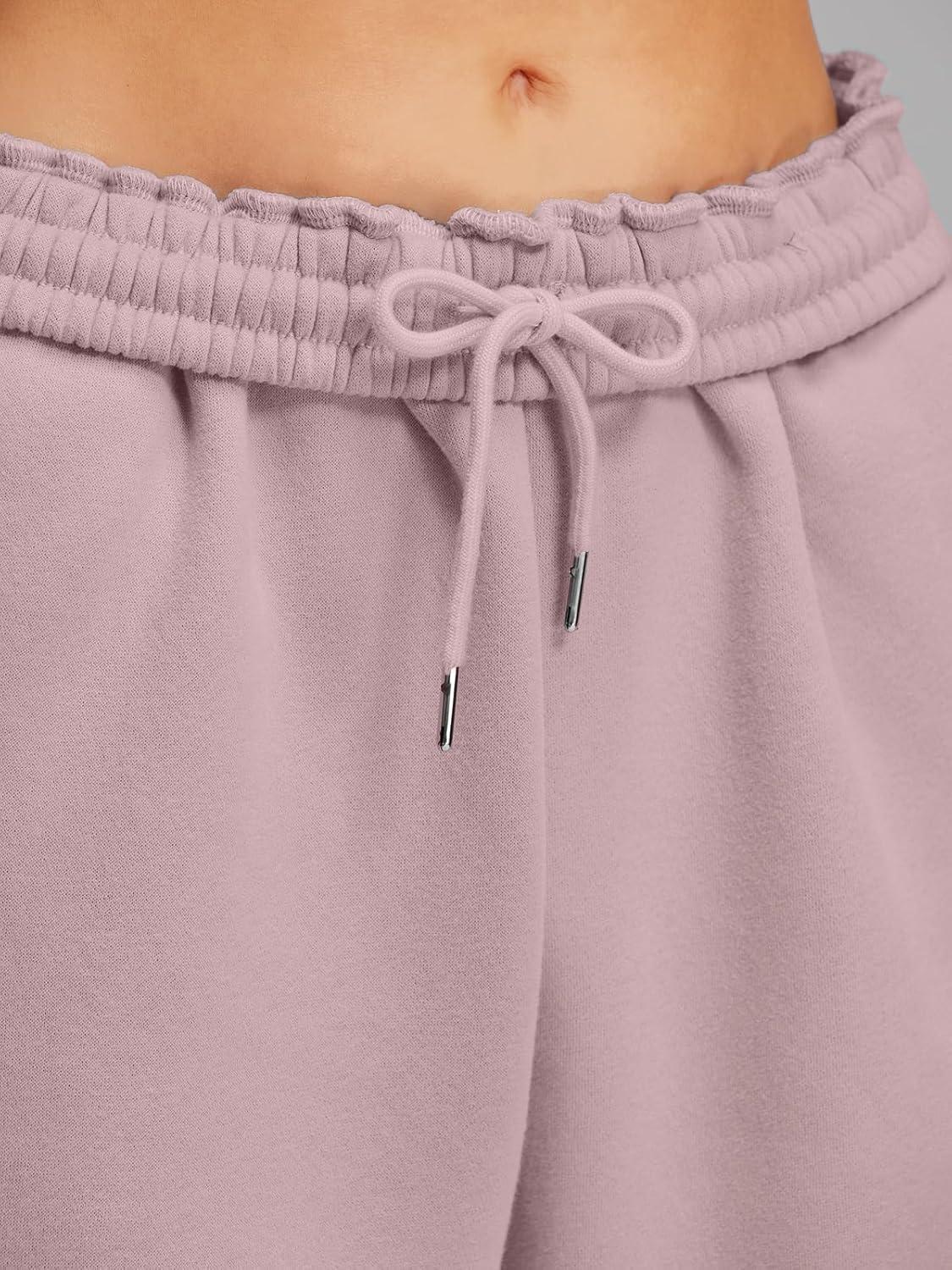 imageAUTOMET Womens 2 Piece Outfits Sweatsuit Lounge Sets Oversized Sweatshirt Baggy Sweatpants Fall Fashion with PocketsDarkpink