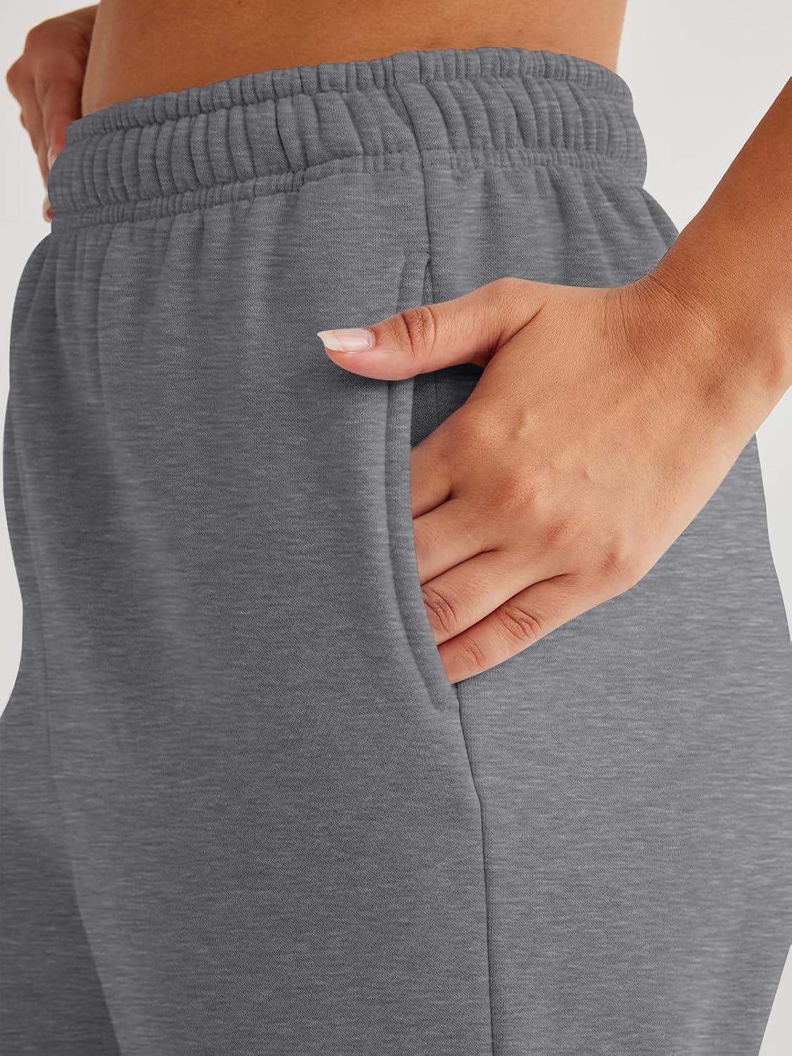 imageAUTOMET Womens Cargo Sweatpants Oversized Fleece Joggers Fall Fashion Outfits Y2k Clothes 2025 with PocketsDarkgrey