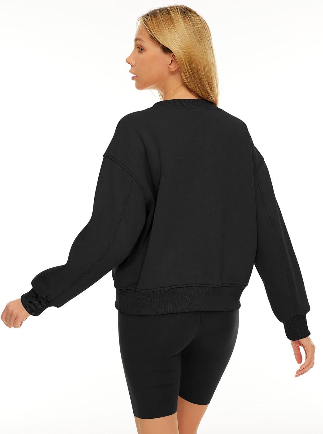 imageAUTOMET Womens Cropped Cute Sweatshirts Pullover Fleece Crop Sweaters Fall Fashion Outfits Clothes 2025Black