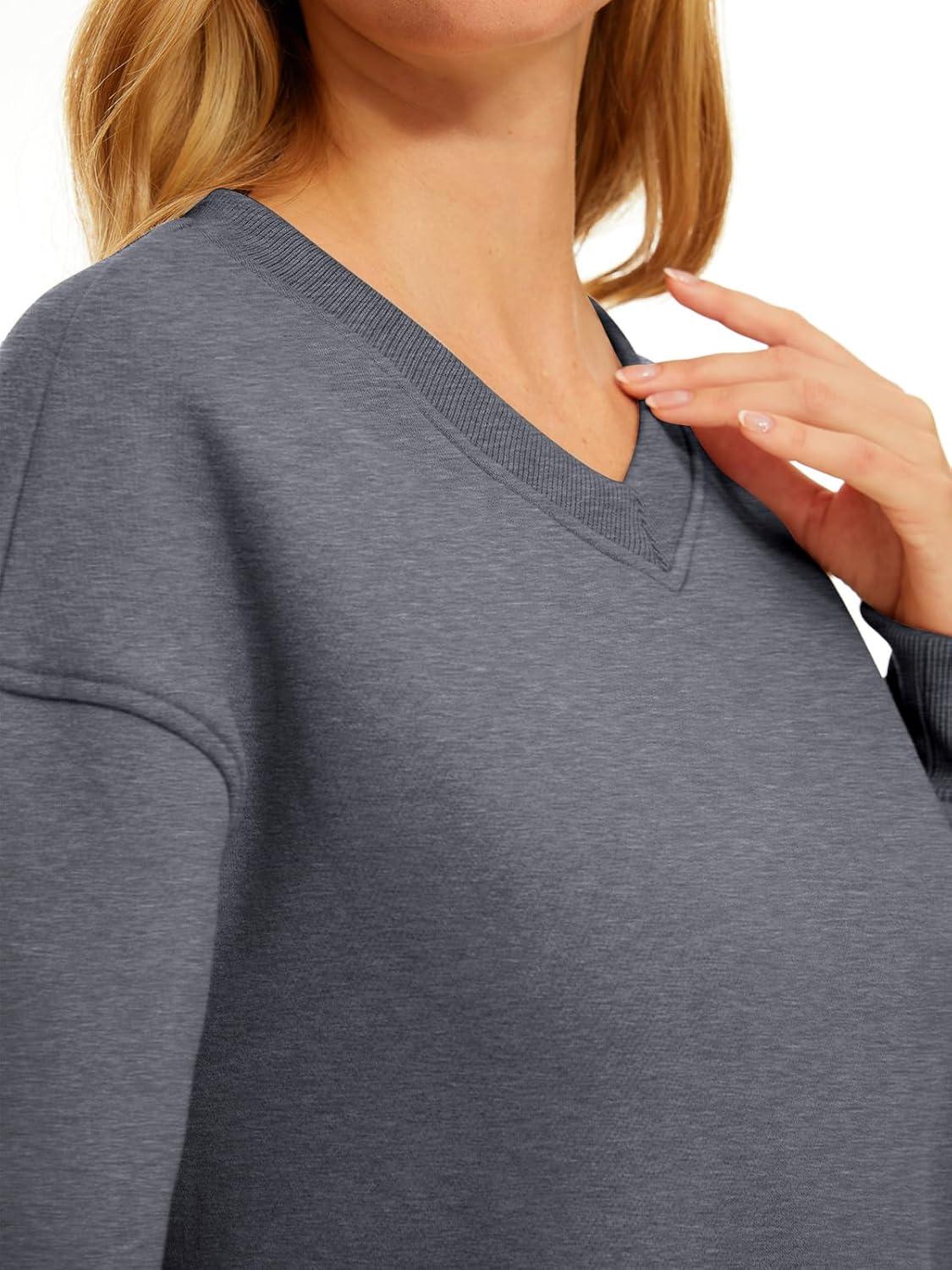 imageAUTOMET Womens Cropped Cute Sweatshirts Pullover Fleece Crop Sweaters Fall Fashion Outfits Clothes 2025Deep Grey