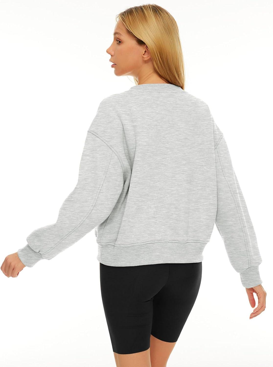 imageAUTOMET Womens Cropped Cute Sweatshirts Pullover Fleece Crop Sweaters Fall Fashion Outfits Clothes 2025Grey