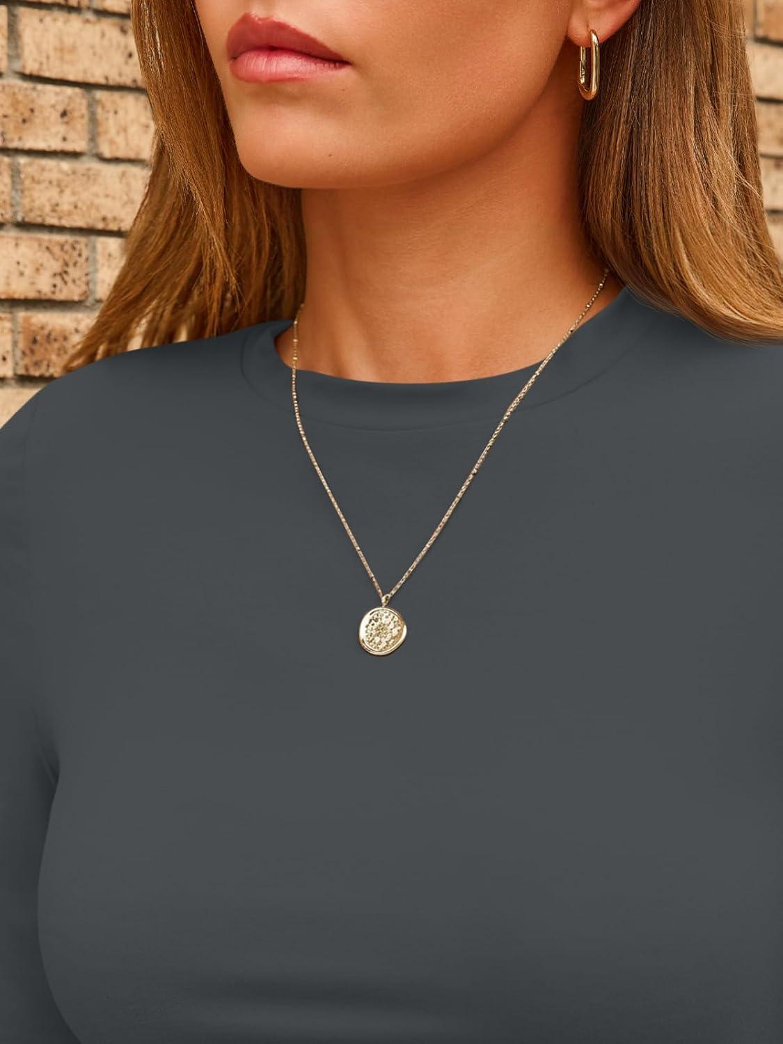 imageAUTOMET Womens Long Sleeve Shirts Basic Compression Going Out Crop Tops Fall Fashion Y2K Clothes 2025Gray