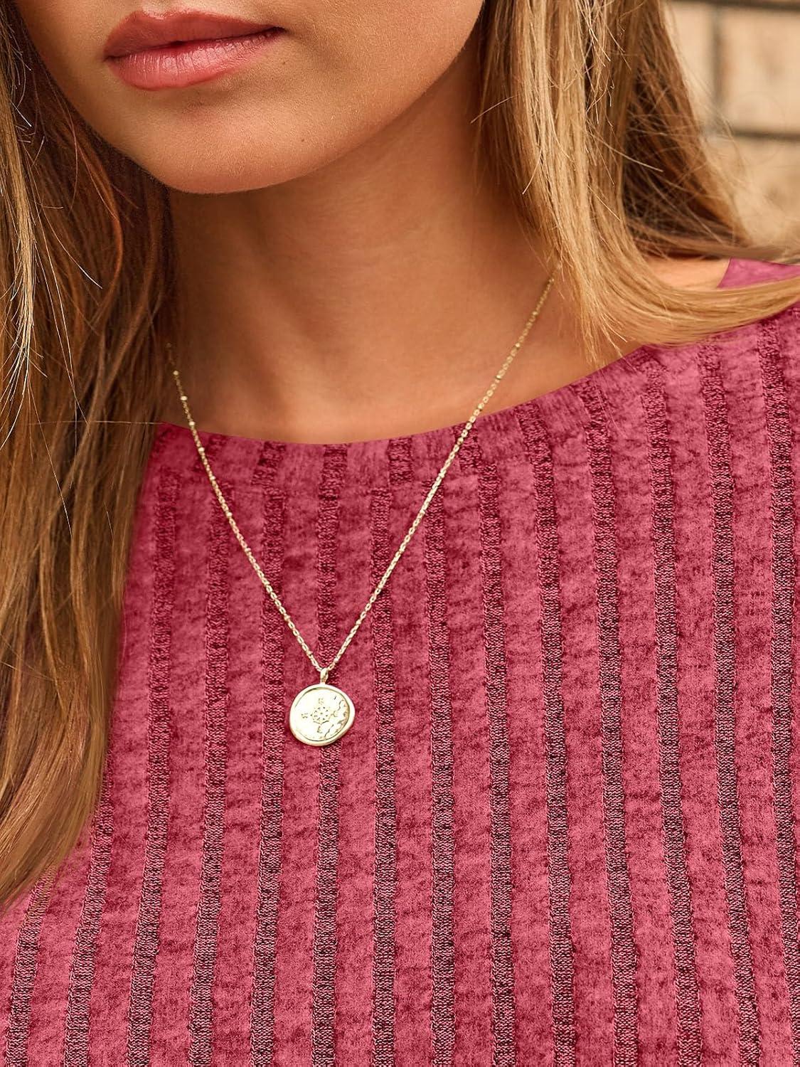 imageAUTOMET Womens Long Sleeve Shirts Fall Fashion Tops 2025 Blouses Dressy Sweaters Tunic Winter Clothes Casual OutfitsRed