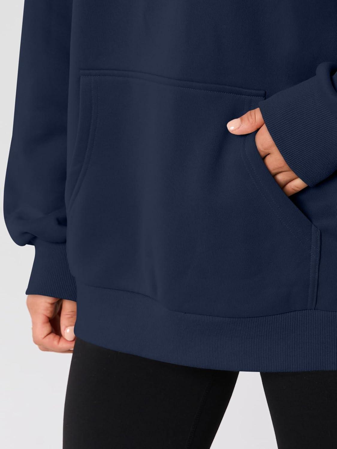 imageAUTOMET Womens Oversized Hoodies Fleece Trendy Sweatshirts Fall Fashion 2025 Pullover Winter Clothing OutfitsNavy