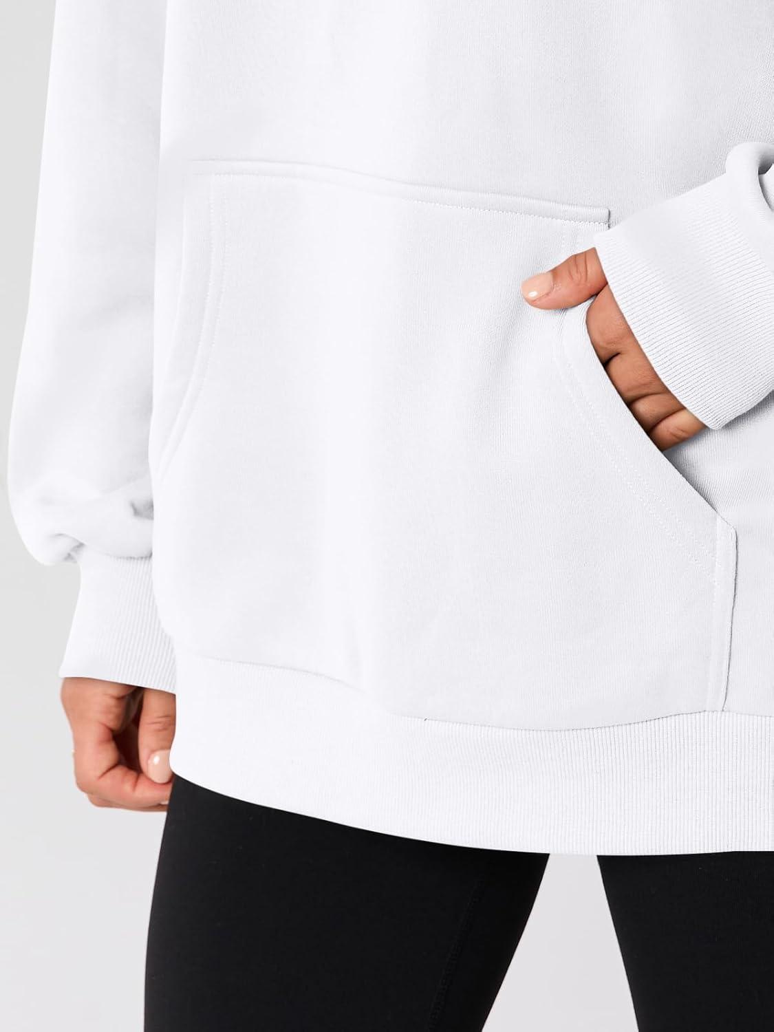 imageAUTOMET Womens Oversized Hoodies Fleece Trendy Sweatshirts Fall Fashion 2025 Pullover Winter Clothing OutfitsWhite