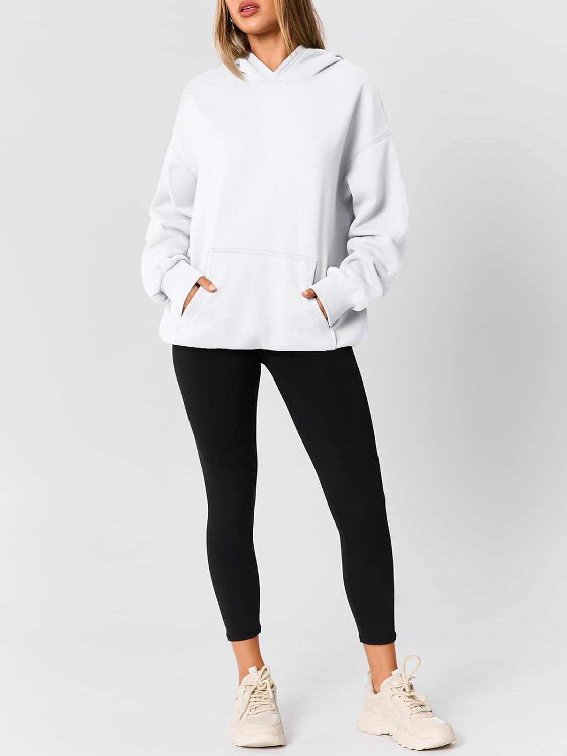 imageAUTOMET Womens Oversized Hoodies Fleece Trendy Sweatshirts Fall Fashion 2025 Pullover Winter Clothing OutfitsWhite