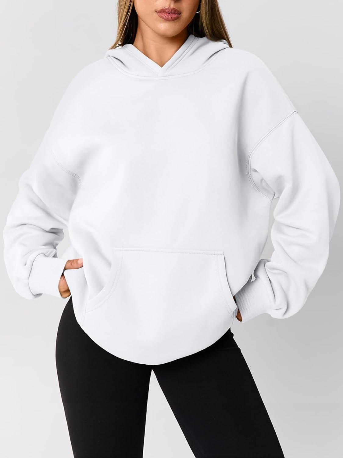 imageAUTOMET Womens Oversized Hoodies Fleece Trendy Sweatshirts Fall Fashion 2025 Pullover Winter Clothing OutfitsWhite