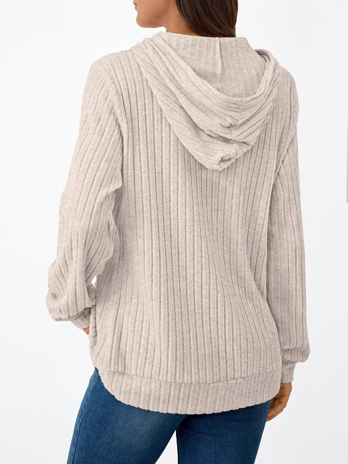 imageAUTOMET Womens Oversized Lightweight Hoodies Fall Fashion Sweaters 2025 Loose Fleece Sweatshirts Clothes with PocketApricot