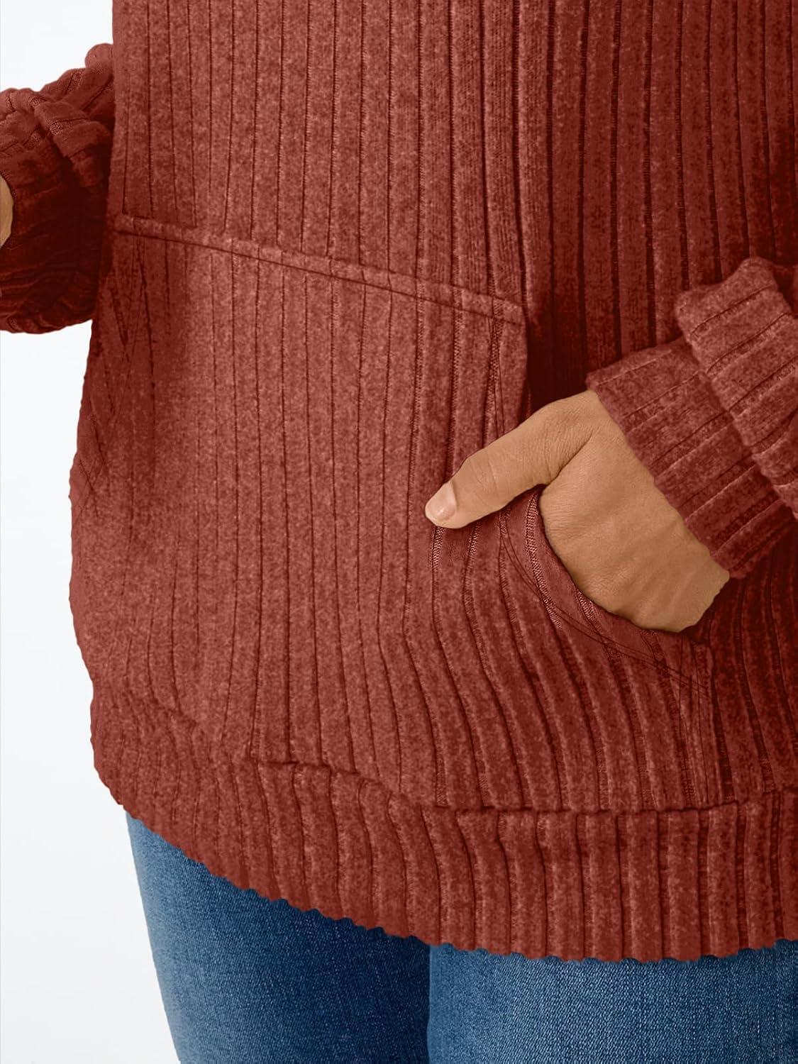 imageAUTOMET Womens Oversized Lightweight Hoodies Fall Fashion Sweaters 2025 Loose Fleece Sweatshirts Clothes with PocketCaramel