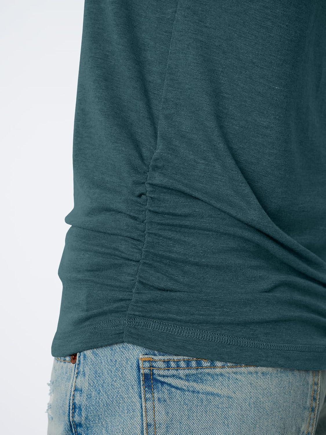 imageAUTOMET Womens Tank Tops 2025 Sleeveless Square Round Neck Ruched Spring Summer Tee Shirts Basic Outfits Trendy ClothesDarkgreen