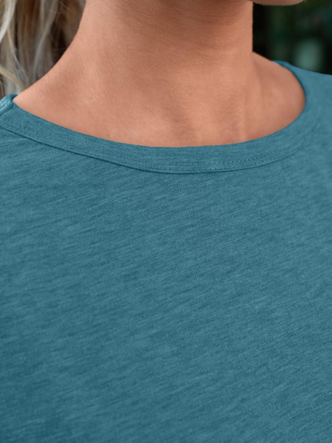 imageAUTOMET Womens Tops Shorts Sleeve Shirts for Summer Spring Beach Vacation Plus Size Oversized Casual Tee for Teen Girls 202502bluegreen