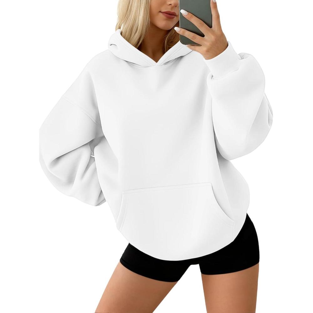 imageAUTOMET Hoodies for Women Oversized Sweatshirts Fall Fashion Outfits 2025 Pullover Fleece Casual Sweaters Winter Y2k ClothesWhite