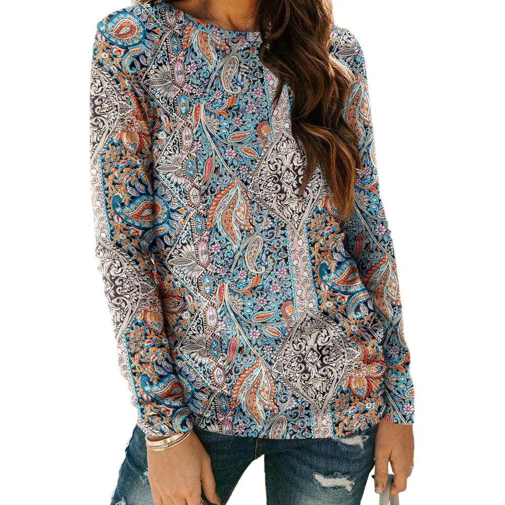 imageAUTOMET Long Sleeve Shirts for Women Business Casual Tops Fall Fashion Clothes Workout Plus Size Teacher Winter Outfits 2025Bohoblue