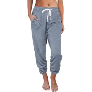 AUTOMET Sweatpants Women with Pockets Lounge Pajama Travel Pants Work Joggers Fall Clothes Winter Teachers Outfits 2025(Greyblue)