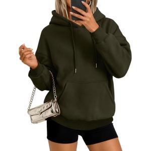 AUTOMET Womens Hoodies Sweatshirts Pullover Sweaters Casual Comfy Tops Trendy Fall Outfits Winter Clothes 2025(Armygreen)