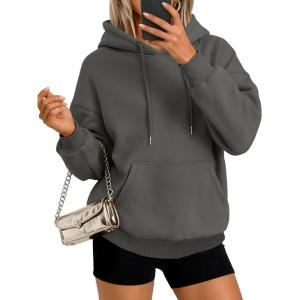 AUTOMET Womens Hoodies Sweatshirts Pullover Sweaters Casual Comfy Tops Trendy Fall Outfits Winter Clothes 2025(Darkgrey)